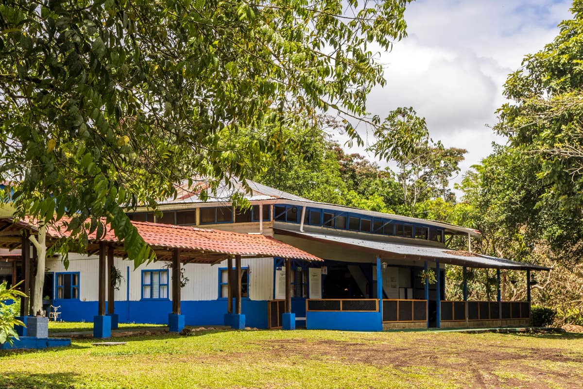 Traditional architecture of the historic farmhouse in La Fortuna